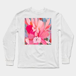 Pink Orchid Profusion Long Sleeve T-Shirt